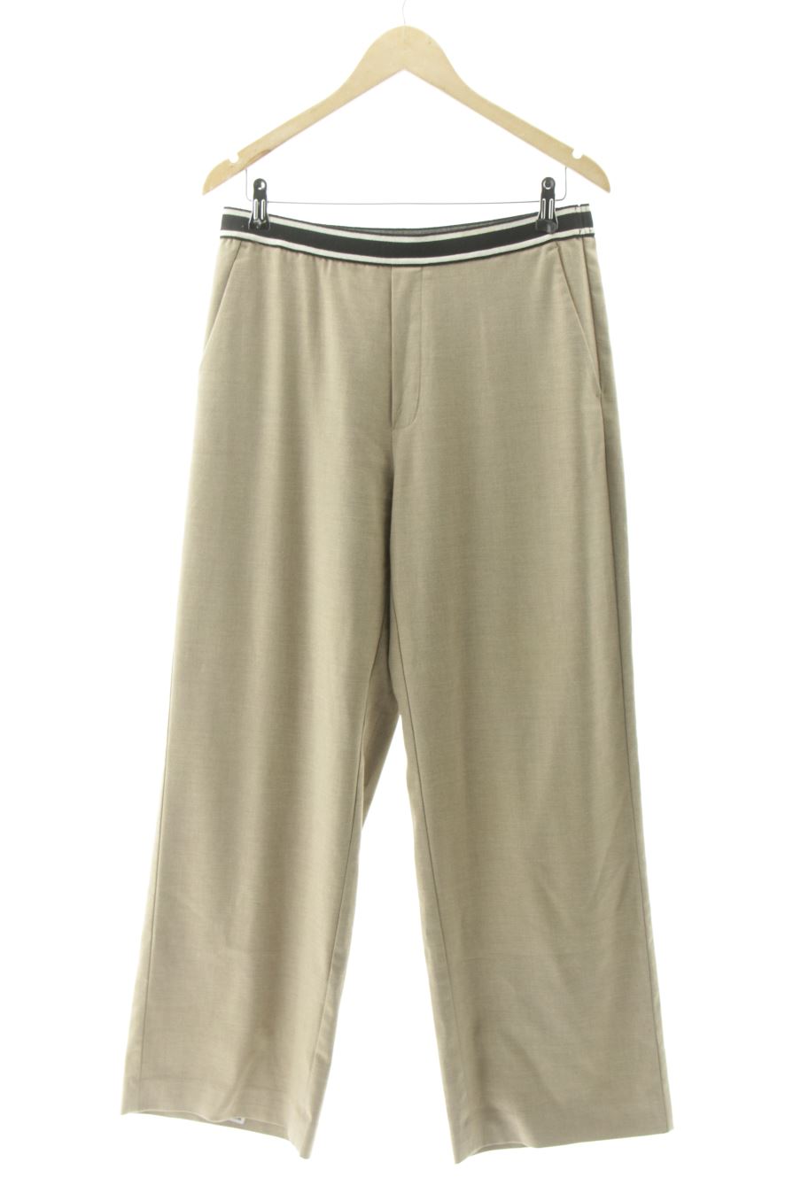 Pantalon Mango de la taille L, de couleur beige