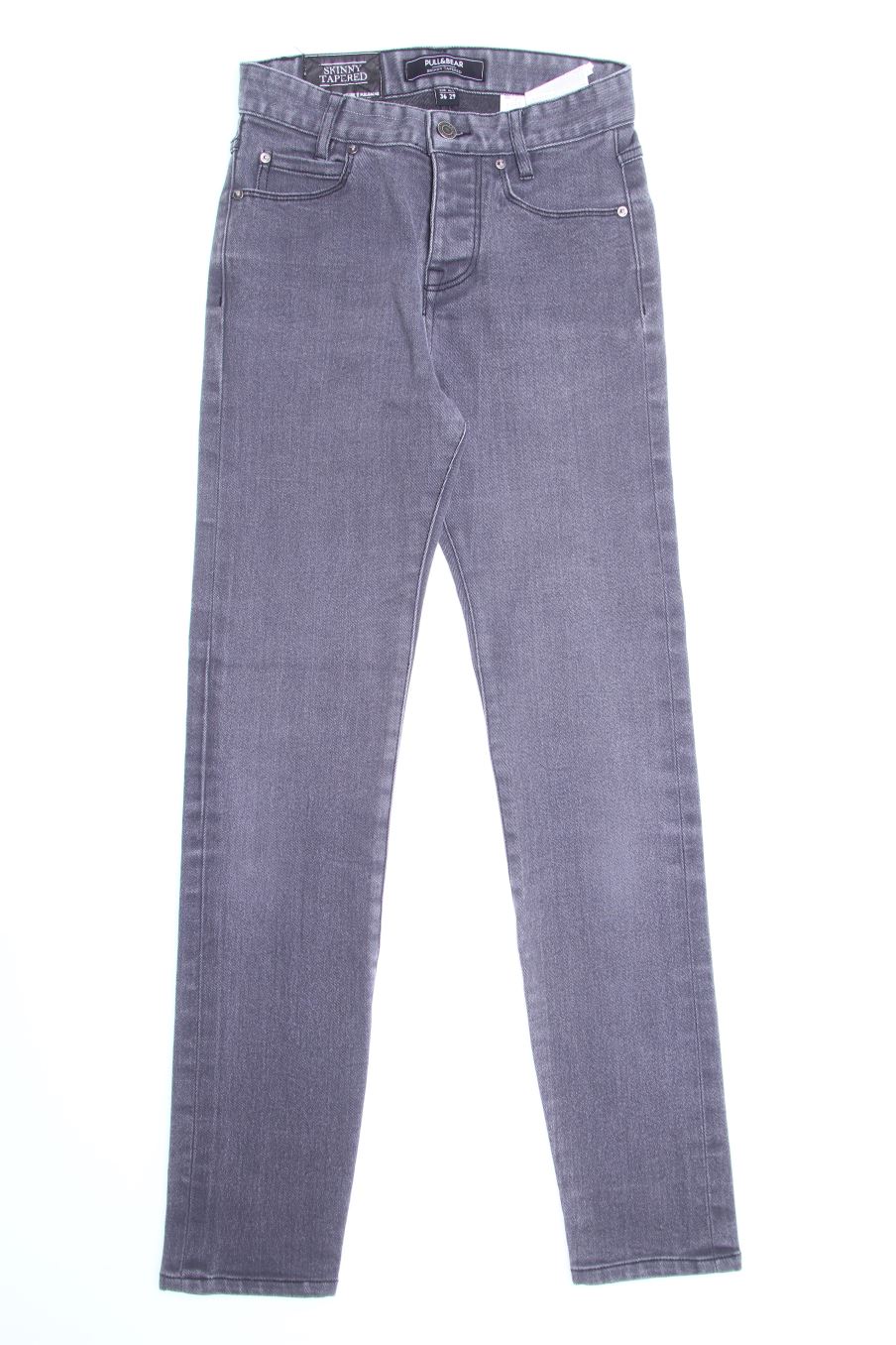 Jeans Pull & Bear de la taille 36, de couleur gris de denim