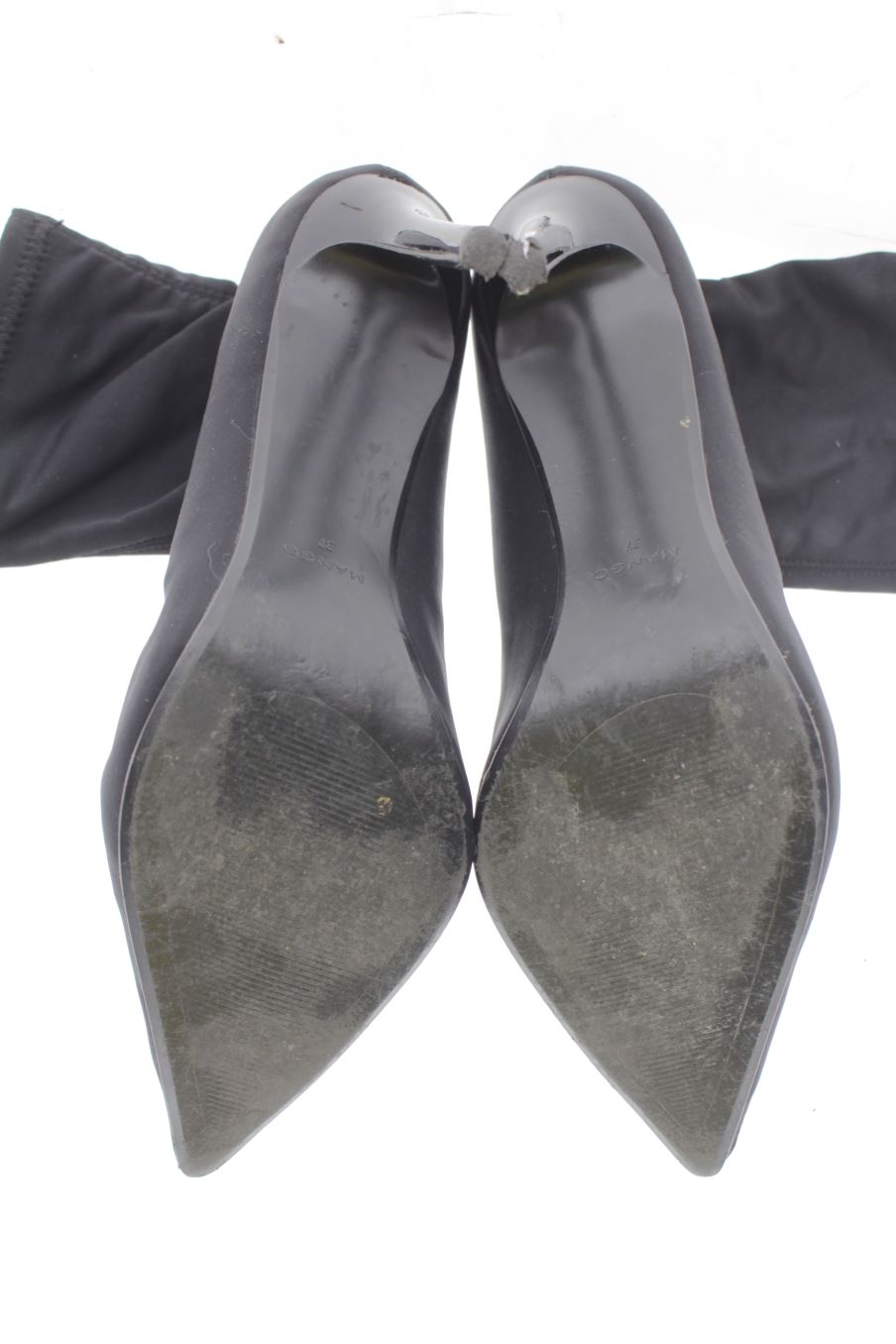 Botines de Mango de la talla 37, de color negro de