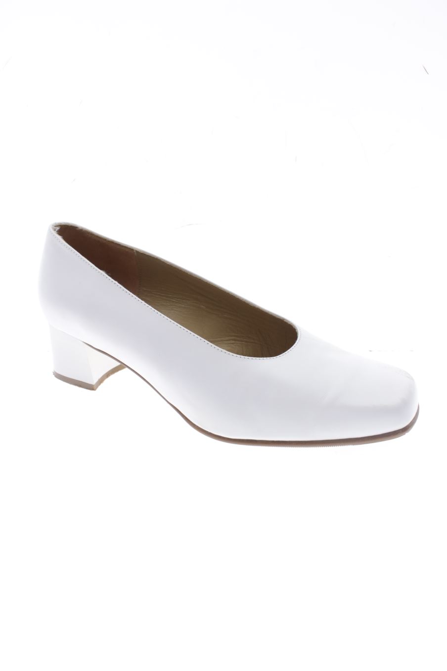 Zapatos de tacon de Kim de la talla 38, de color blanco de