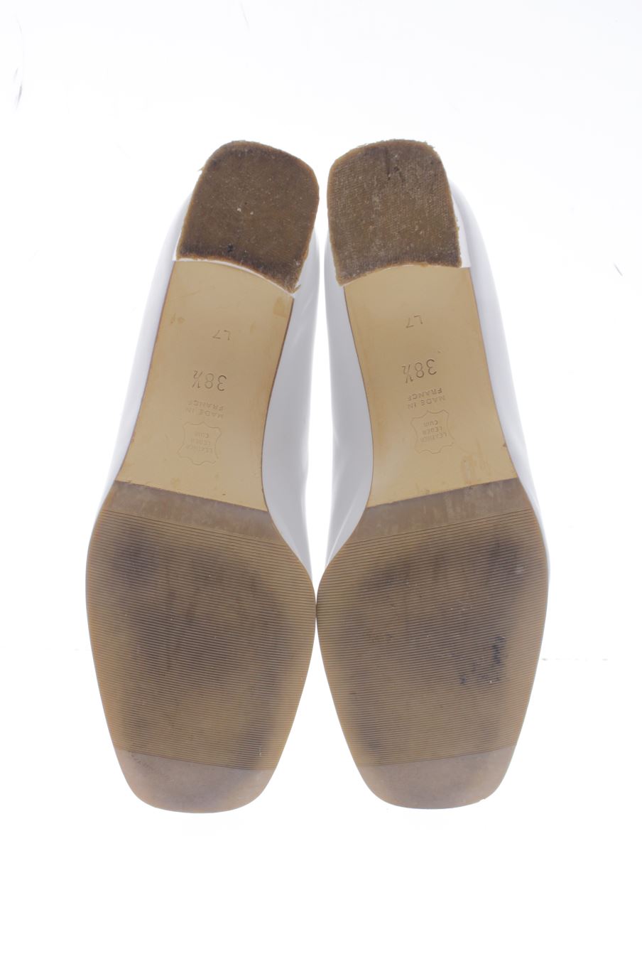 Zapatos de tacon de Kim de la talla 38, de color blanco de