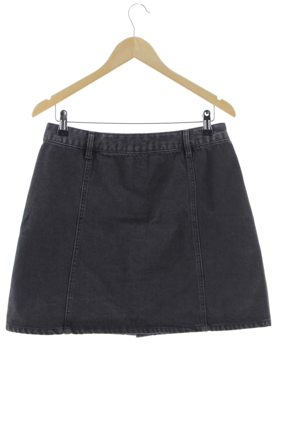 Jupe Pull & Bear de la taille L, de couleur noir de denim