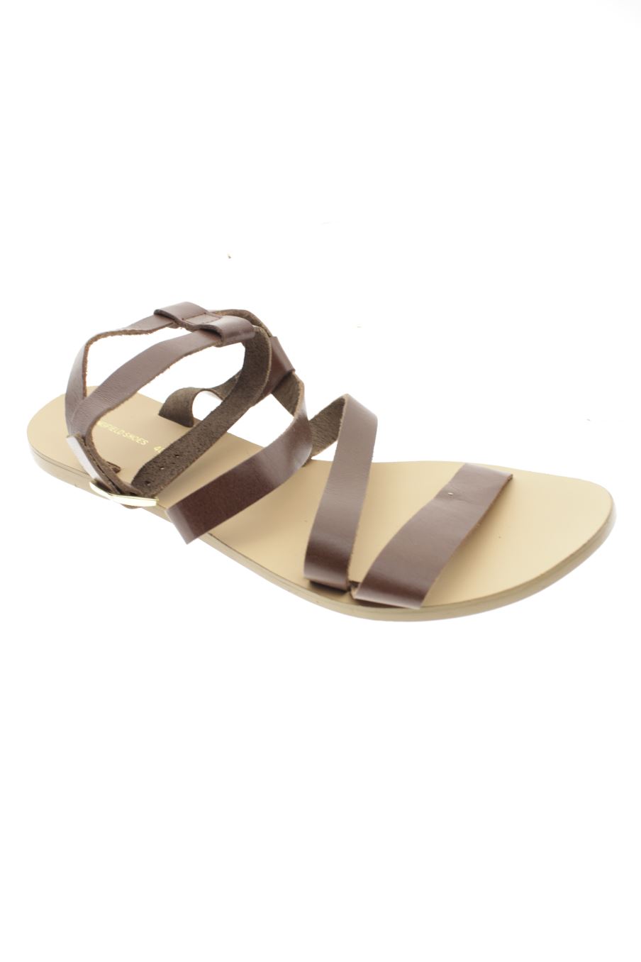 Sandalias planas de Springfield de la talla 40, de color marrón de