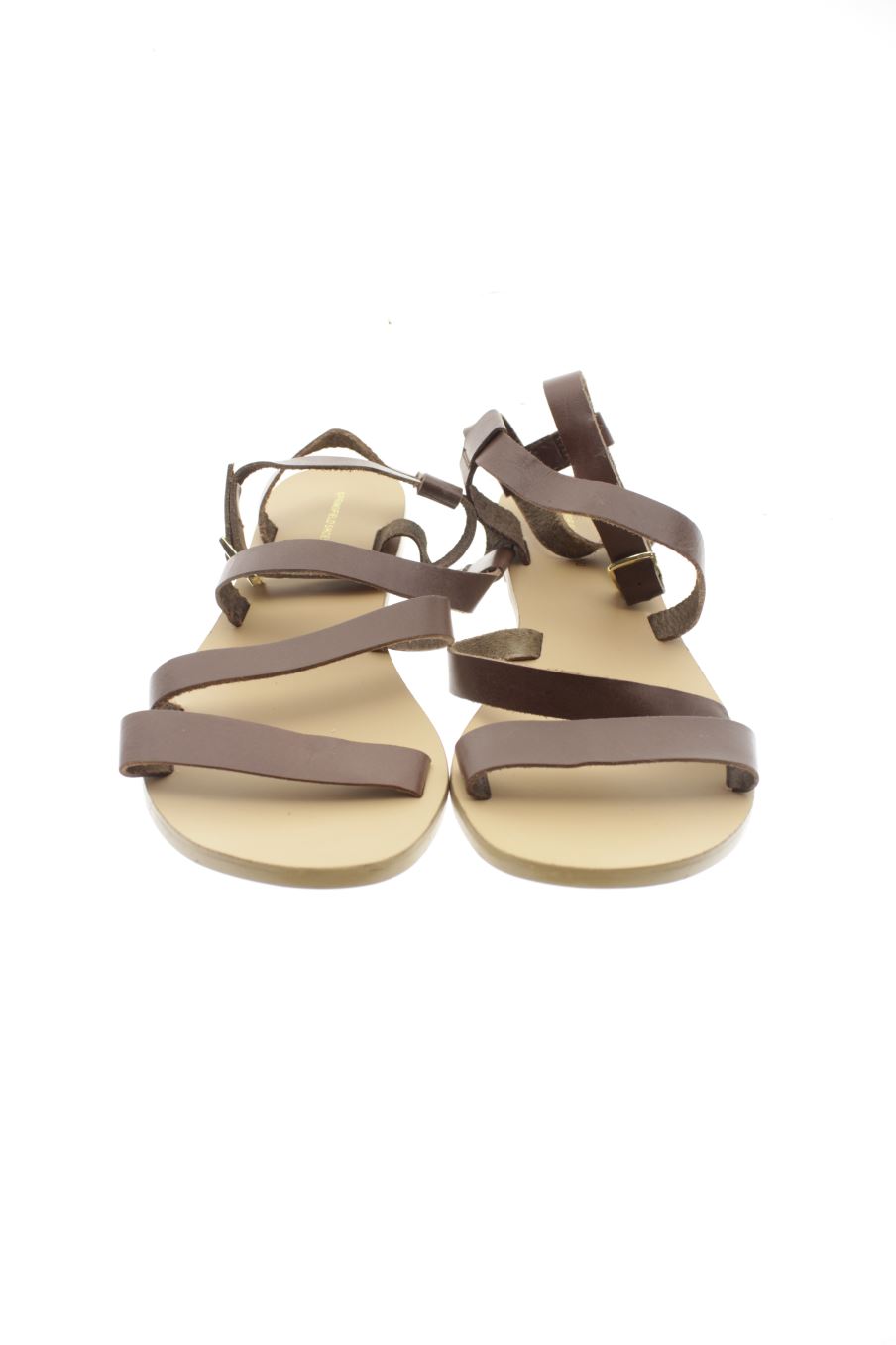 Sandalias planas de Springfield de la talla 40, de color marrón de