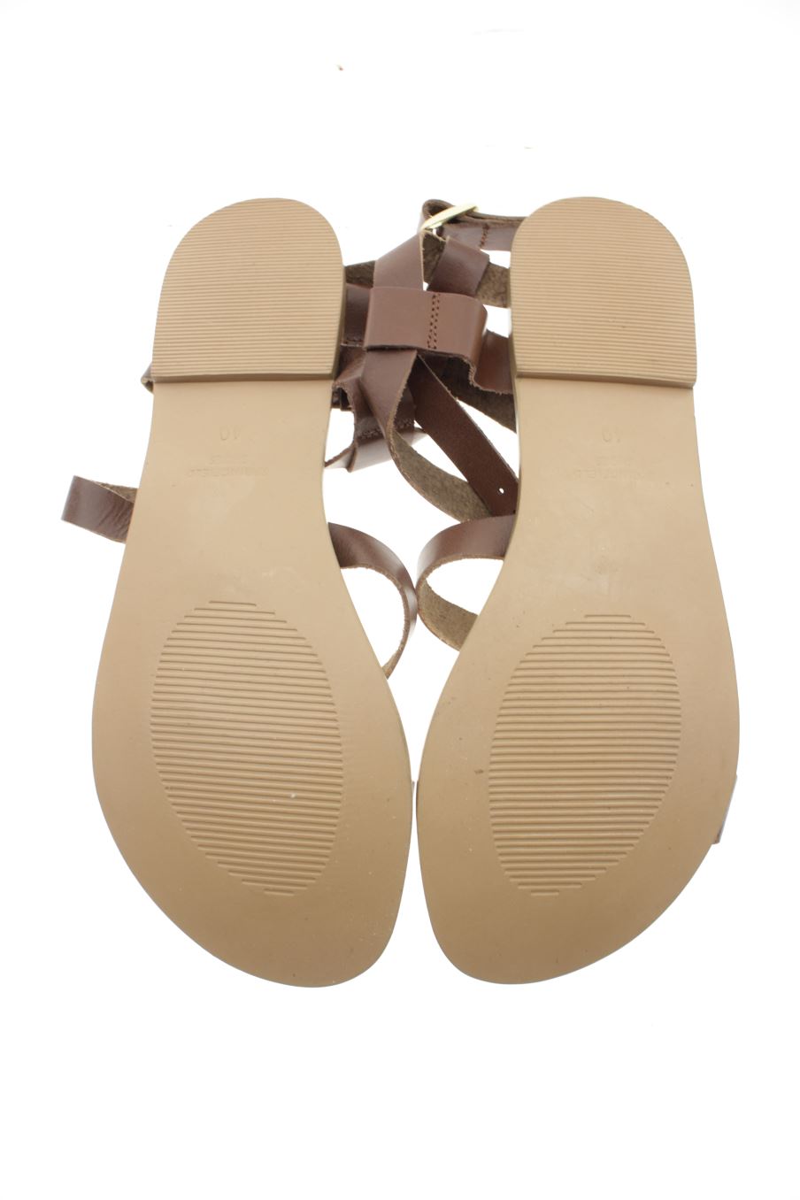 Sandalias planas de Springfield de la talla 40, de color marrón de