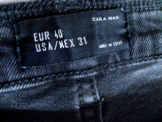 Vaquero de Zara de la talla 40