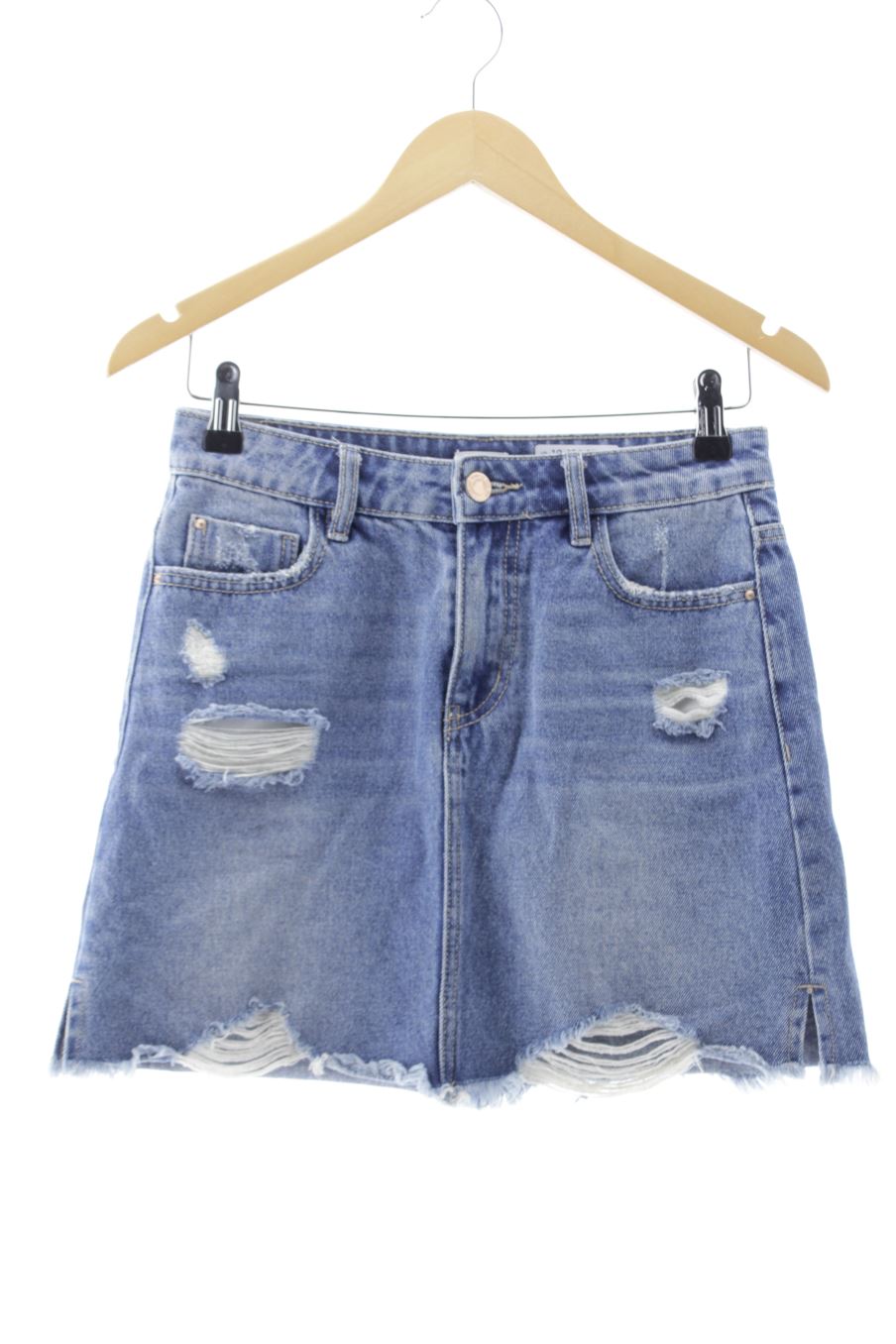 Jupe Pimkie de la taille 34, de couleur bleu de denim