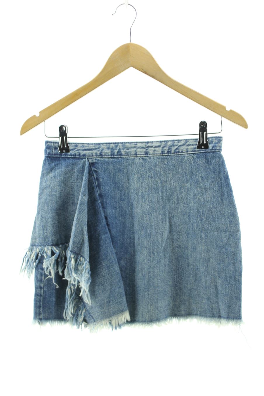 Jupe Trafaluc de la taille XS, de couleur bleu de denim