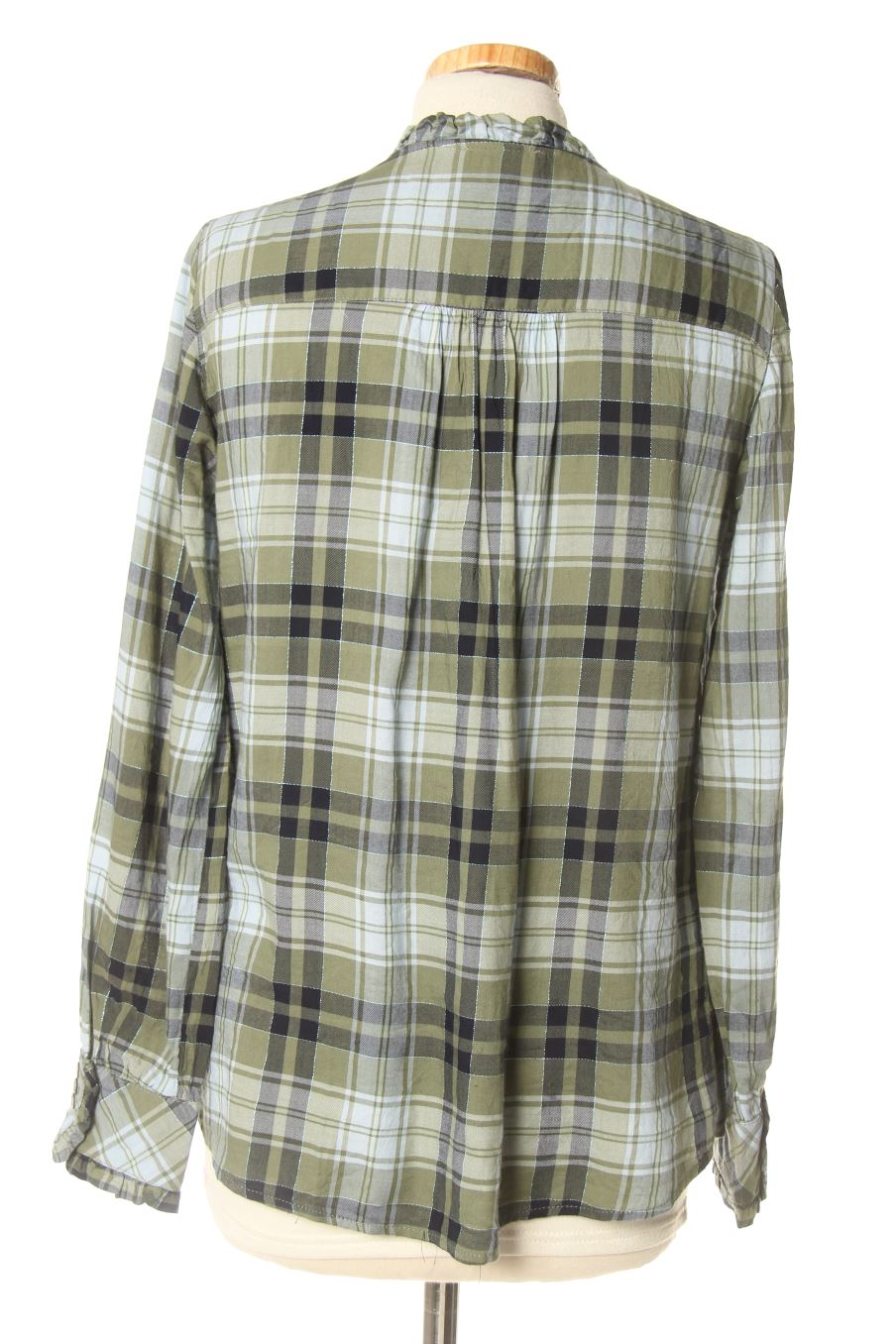Blouse à manches longues Caroll de la taille 38, de couleur carreaux