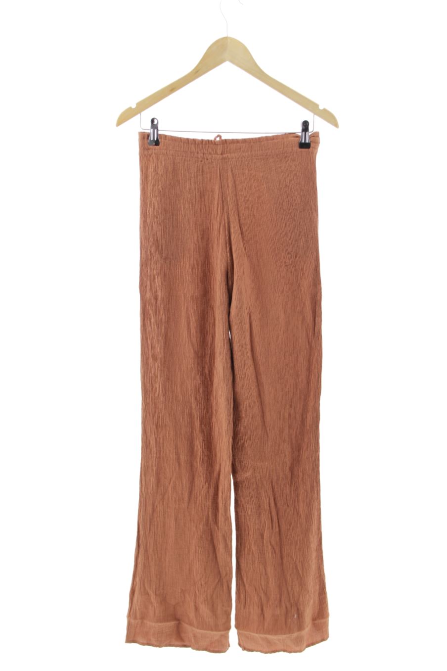 Pantalón Casual de Zara de la talla XS, de color marrón