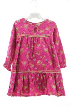 Robe 2 ans pomme framboise