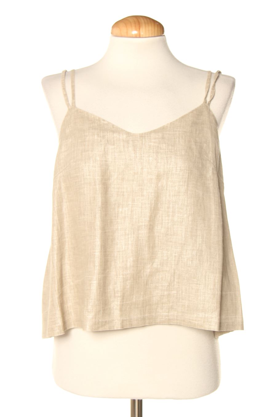 Top de trf (ZARA) de la talla S, de color marrón