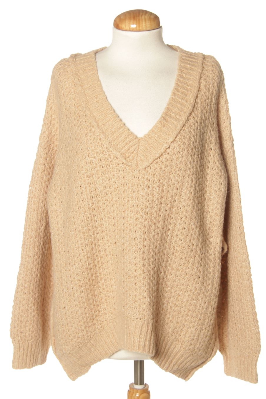 Pull Zara de la taille S, de couleur beige
