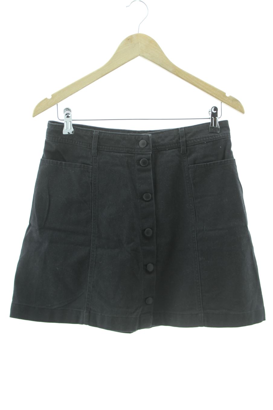 Jupe H&M de la taille 40, de couleur noir de denim