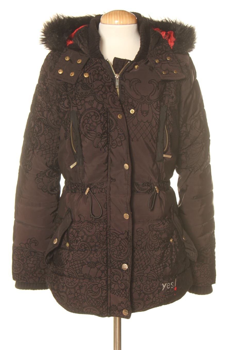 Blouson Desigual de la taille 38 de couleur noir