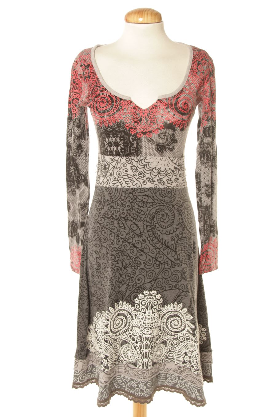 Robe casual Desigual de la taille XS, de couleur imprimés