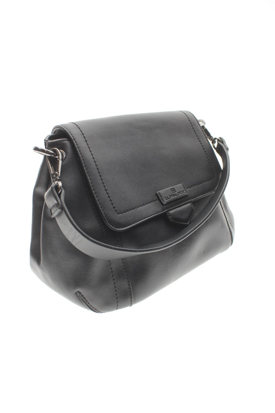 Bolso de Hombro Negro de Gloria Ortiz