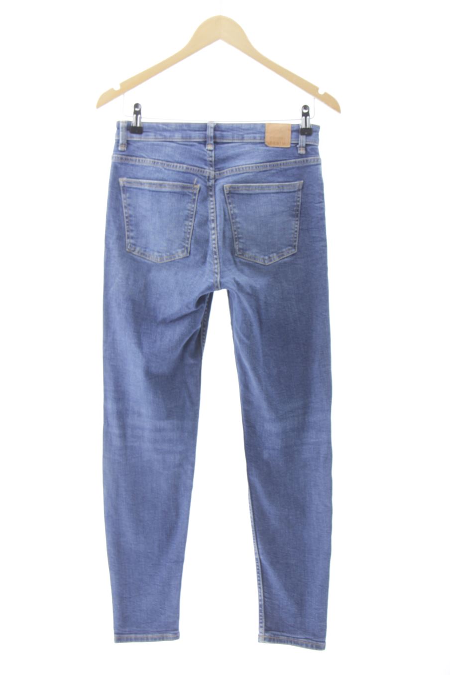 Vaquero de Bershka de la talla 38, de color azul de ropa vaquera
