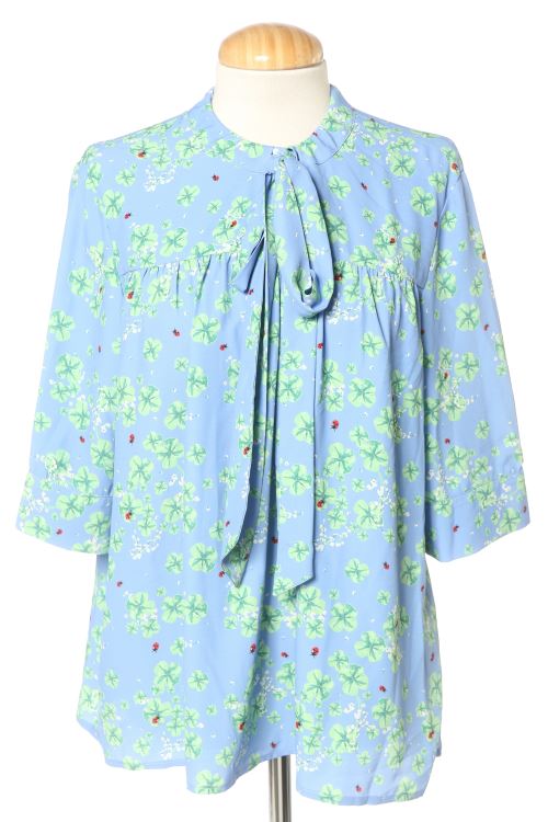 Blusa a maniche lunghe