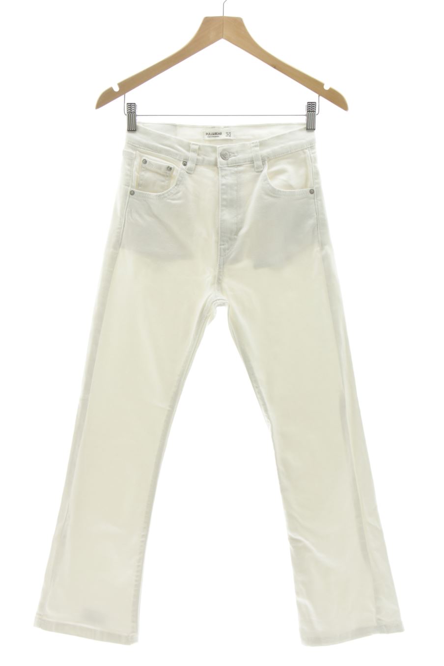 Jeans von Pull & Bear Größe 36, Farbe Weiss, aus Jeanskleidung für