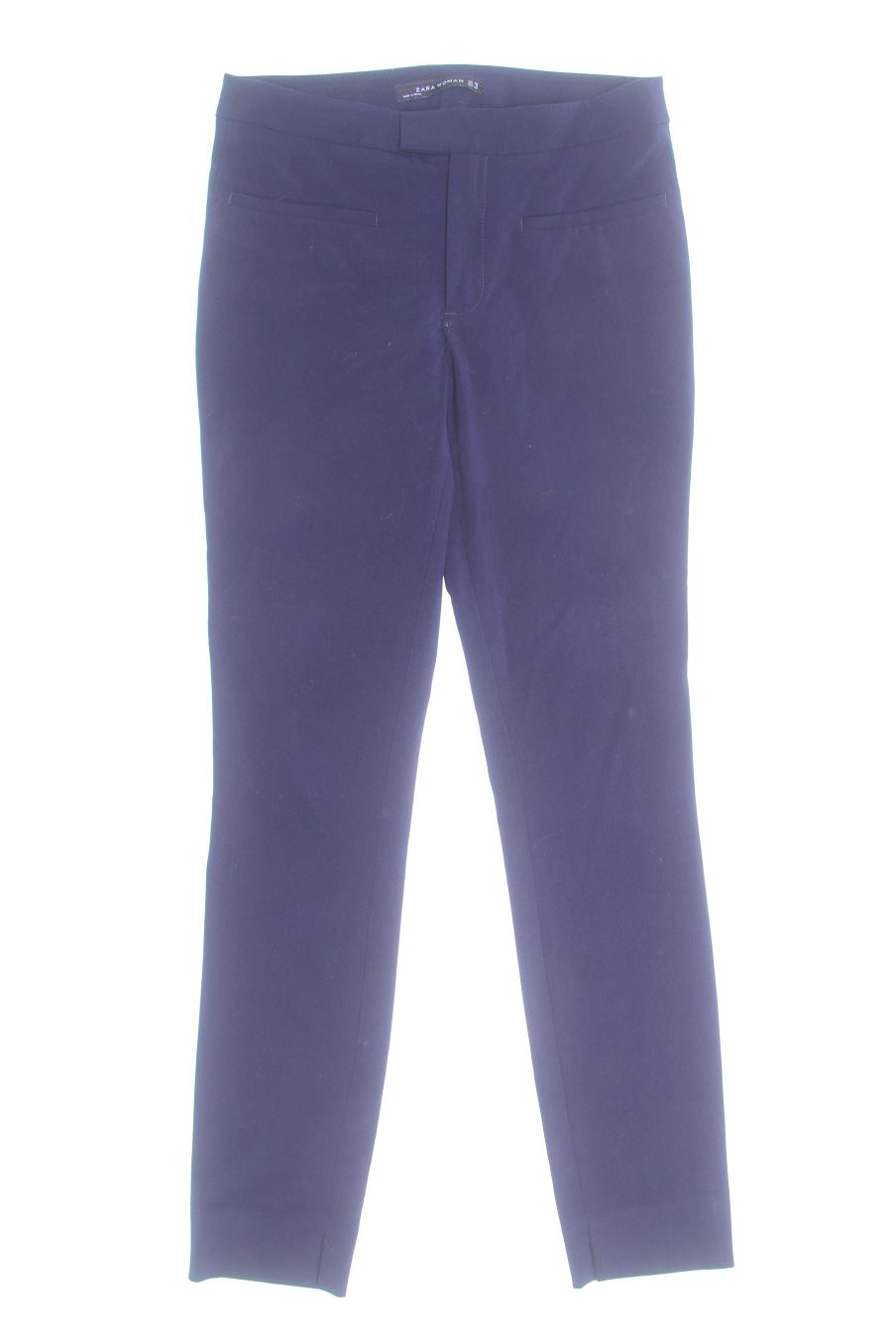 Pantalon Zara de la taille 32, de couleur bleu marine