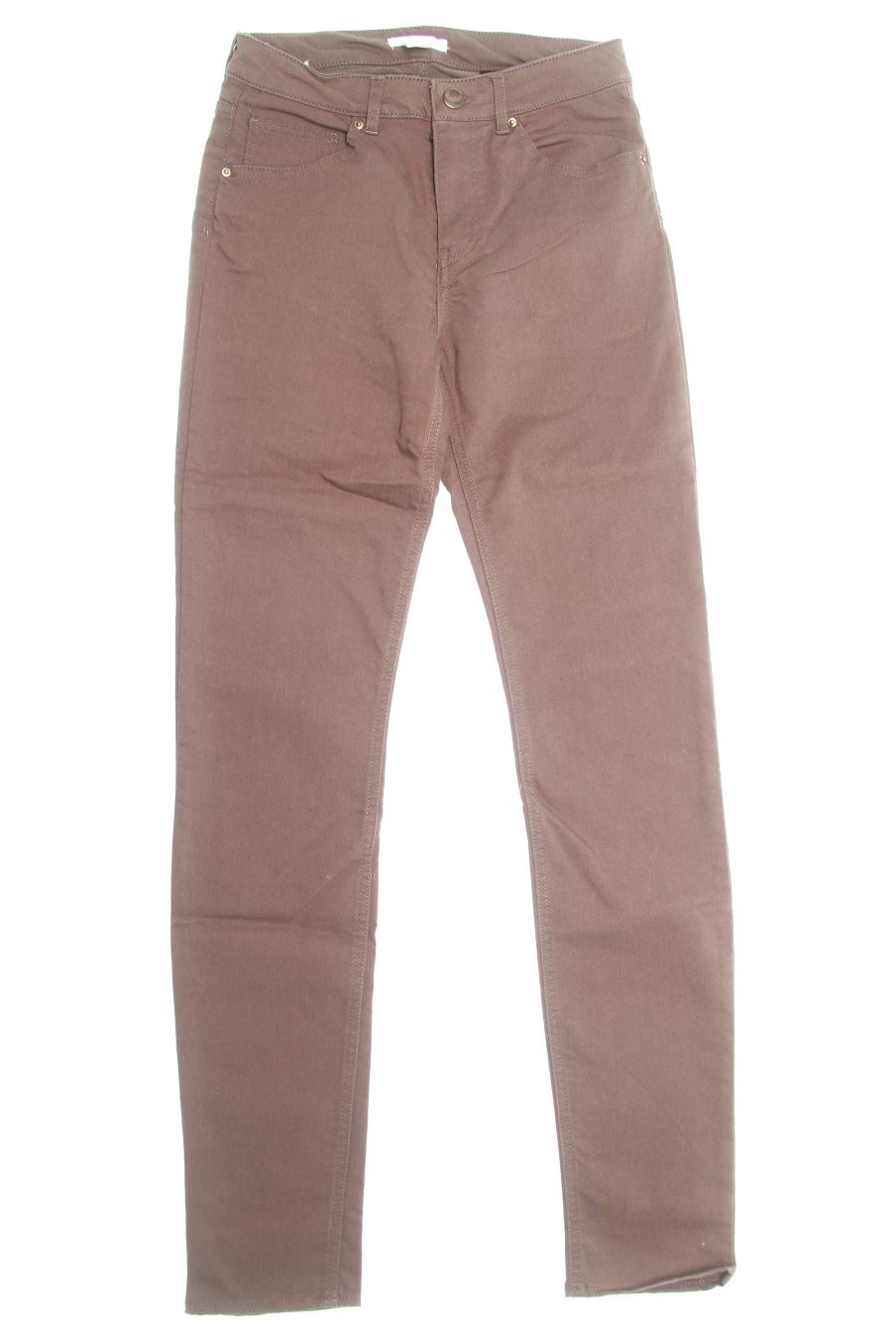 Vaqueros de H&M de la talla 34, de color verde de ropa vaquera