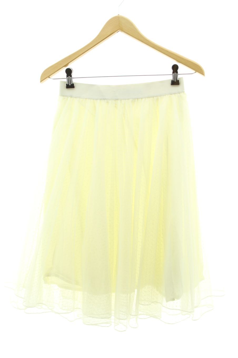 Jupe Trafaluc de la taille S, de couleur beige