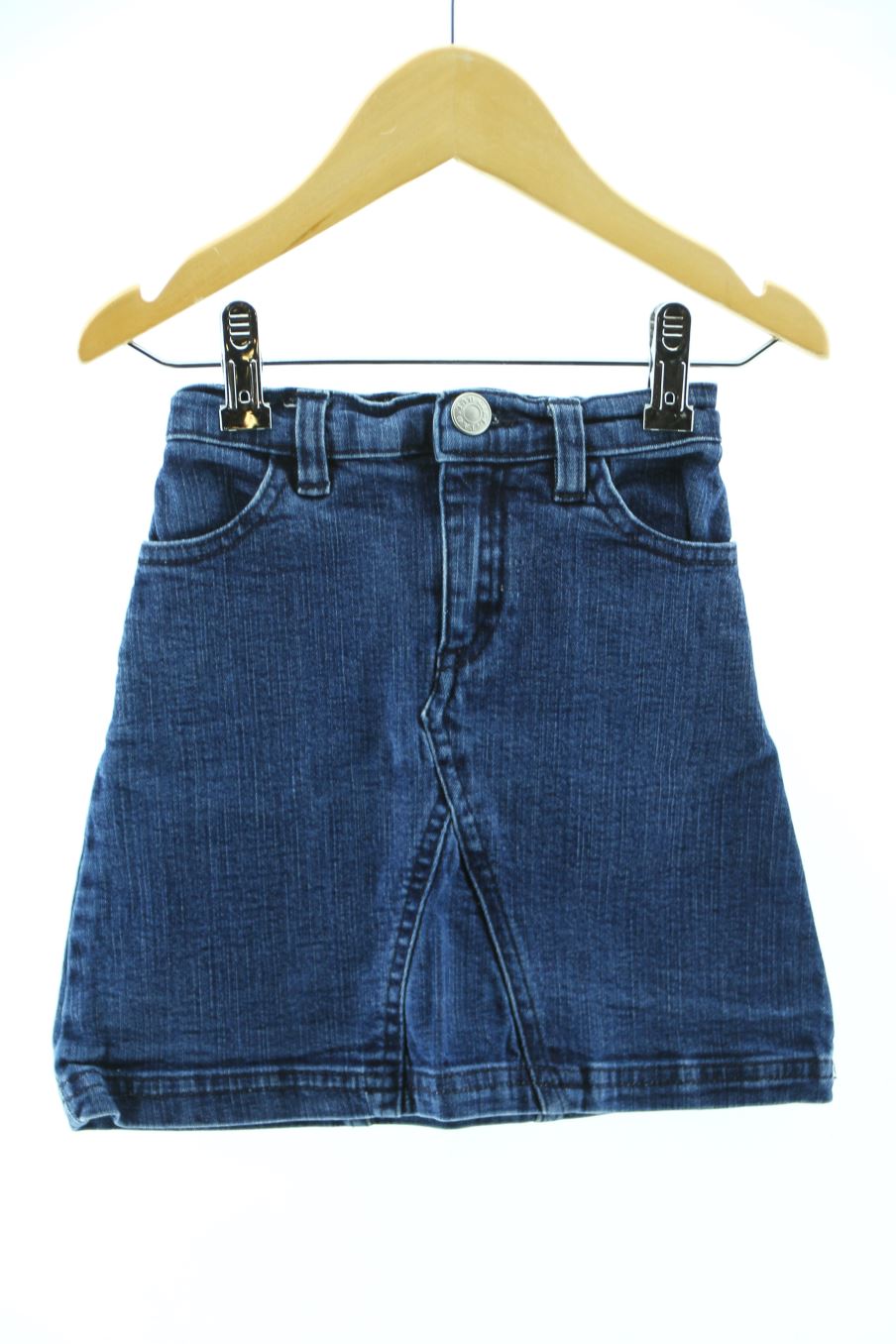 Jupe Tape à l'oeil de la taille 2 ans de denim de seconde main
