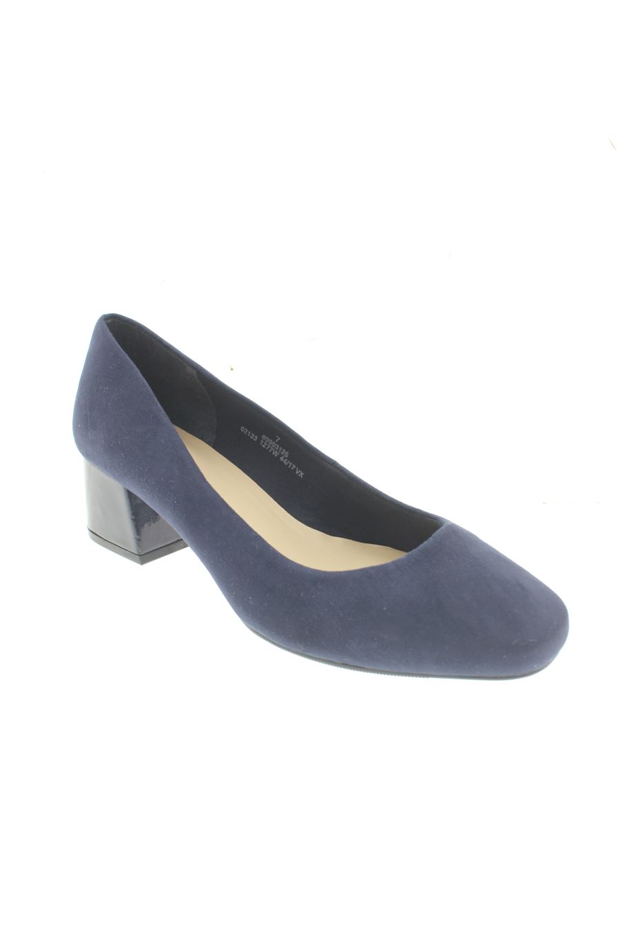 Zapatos de tacon de M&S de la talla 40, de color azul marino de