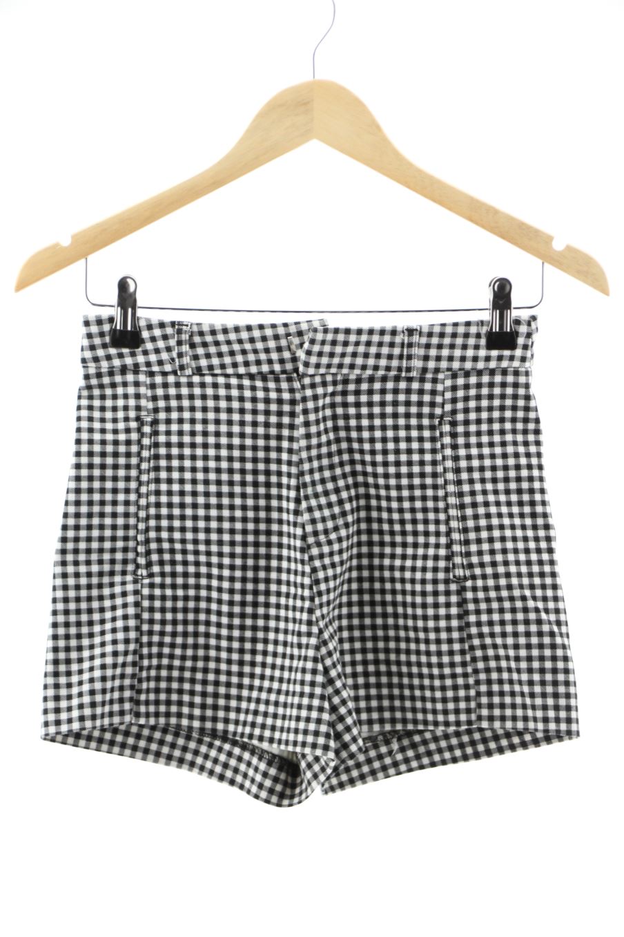 Shorts Stradivarius de la taille 34, de couleur carreaux