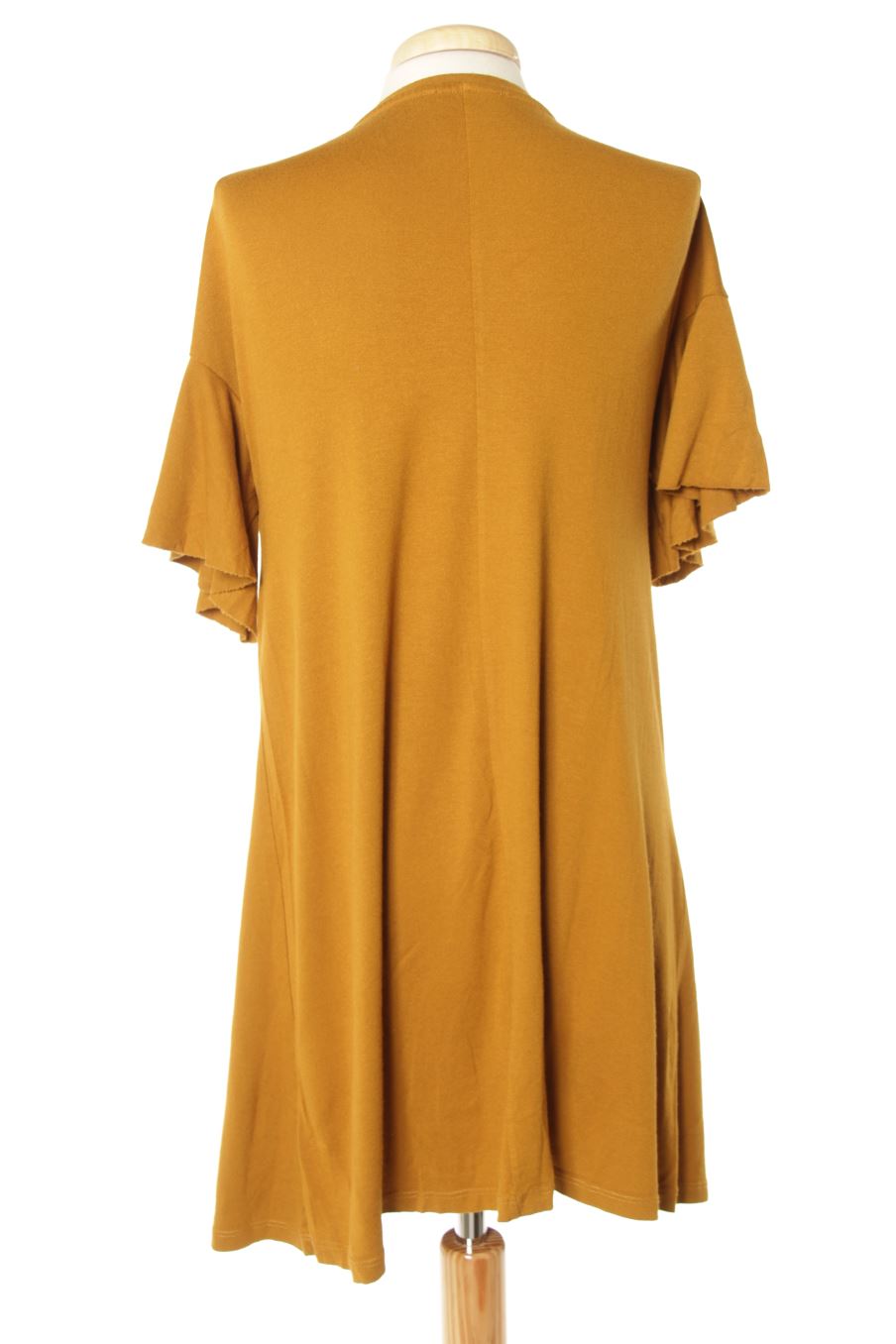 Robe casual Pull & Bear de la taille M, de couleur moutarde