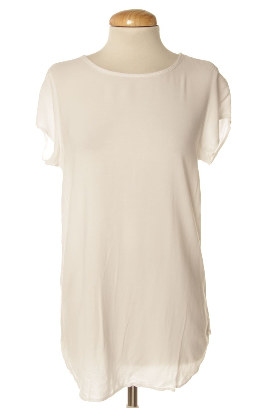 Kurzärmelige Bluse von Vero moda Größe M, Farbe Weiss, für