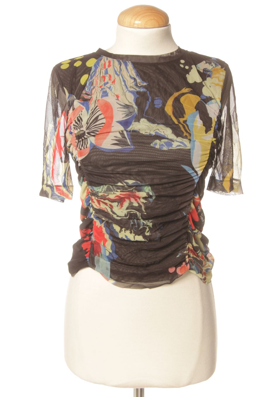 Blusa a maniche corte de Desigual de la talla M, de color stampato