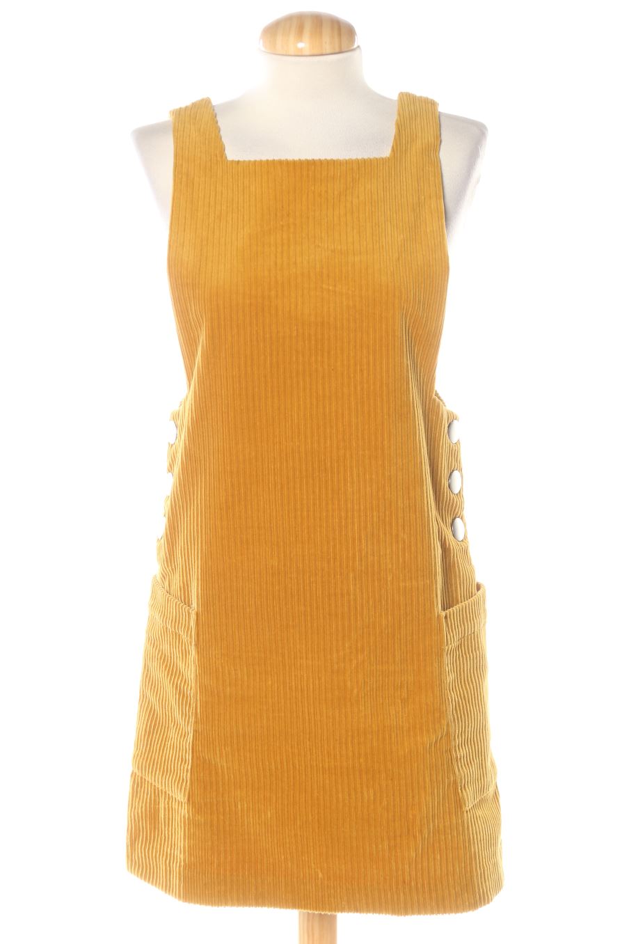 Robe casual Trafaluc de la taille S, de couleur jaune
