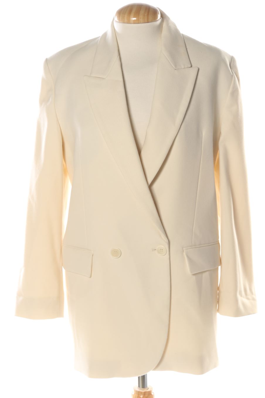 Blazer de Zara de la talla S, de color blanco