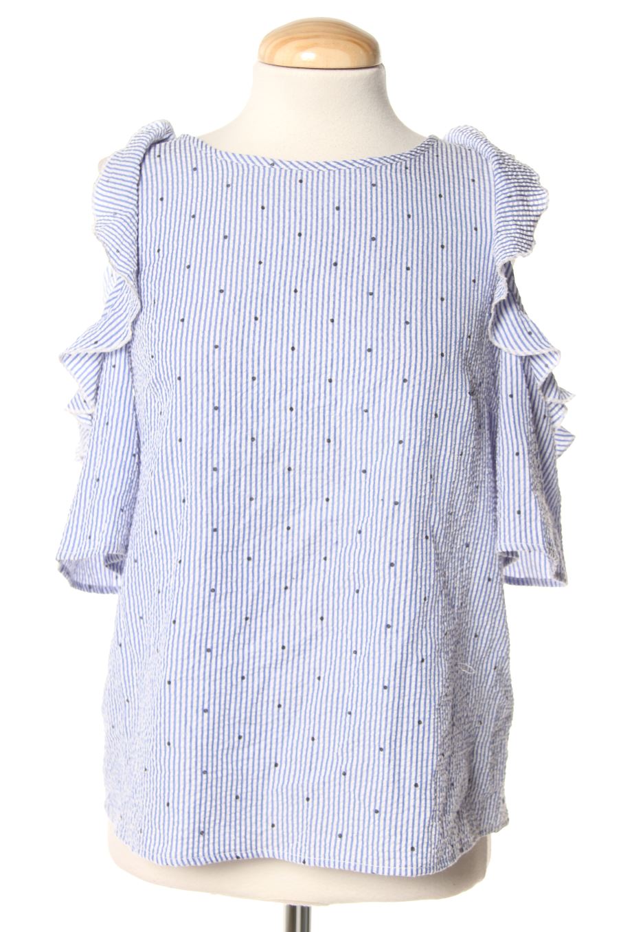 Blouse à manches courtes Camaieu de la taille 36, de couleur rayures