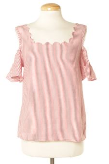 Kurzärmelige Bluse M kling