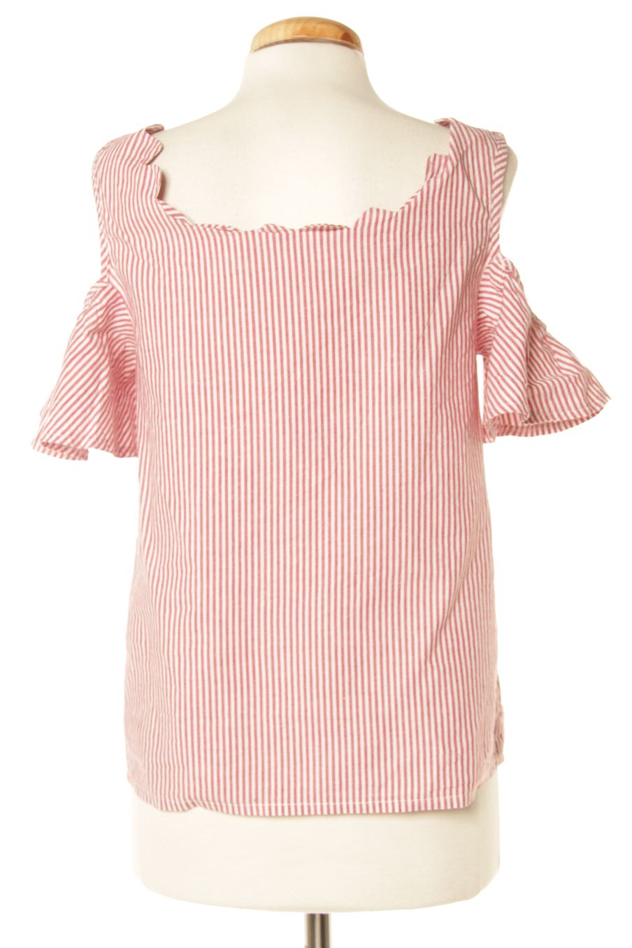 Blouse à manches courtes kling de la taille M, de couleur rayures