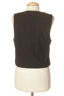 Chaleco de tela S Zara