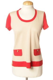 Blouse à manches courtes 38 Poupée Chic