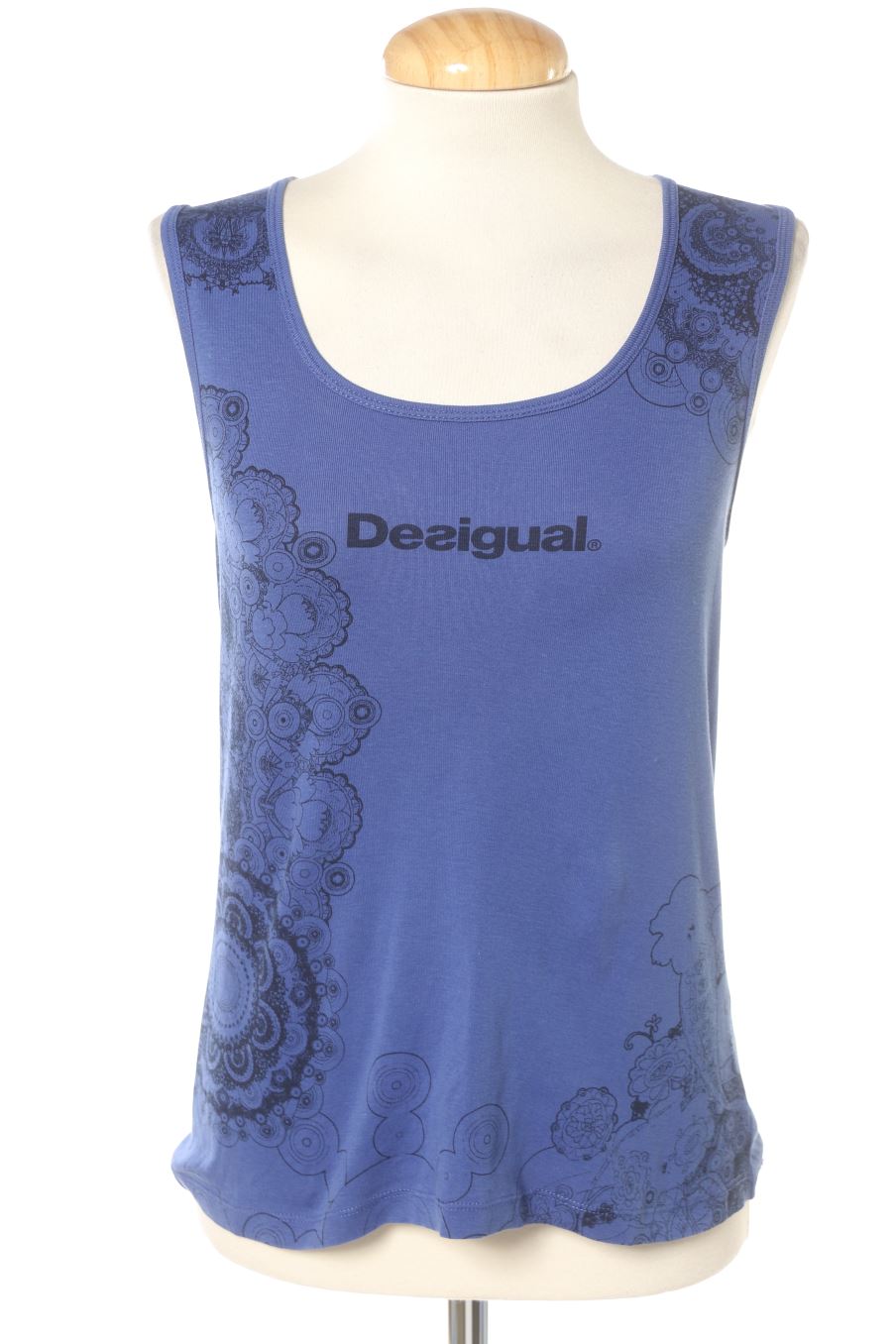 T-shirt Desigual de la taille M, de couleur bleu