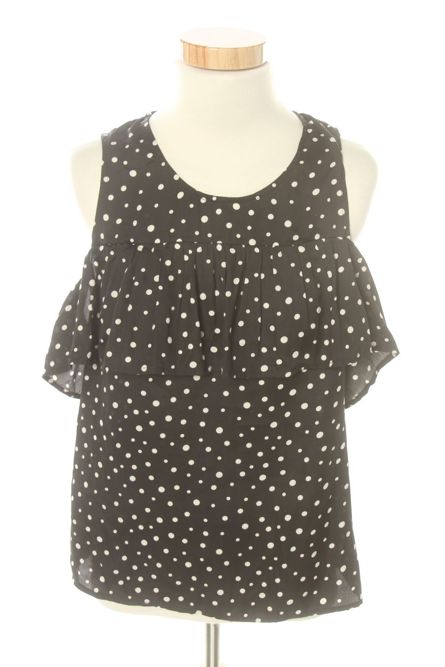 Top de Promod de la talla 36, de color negro