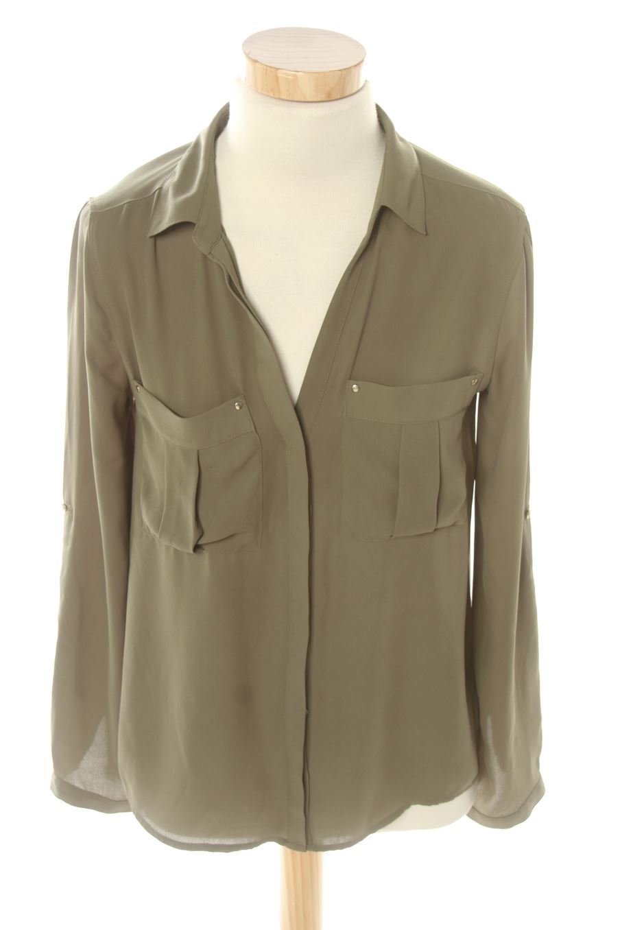 Chemise Fórmula Joven de la taille 38, de couleur vert