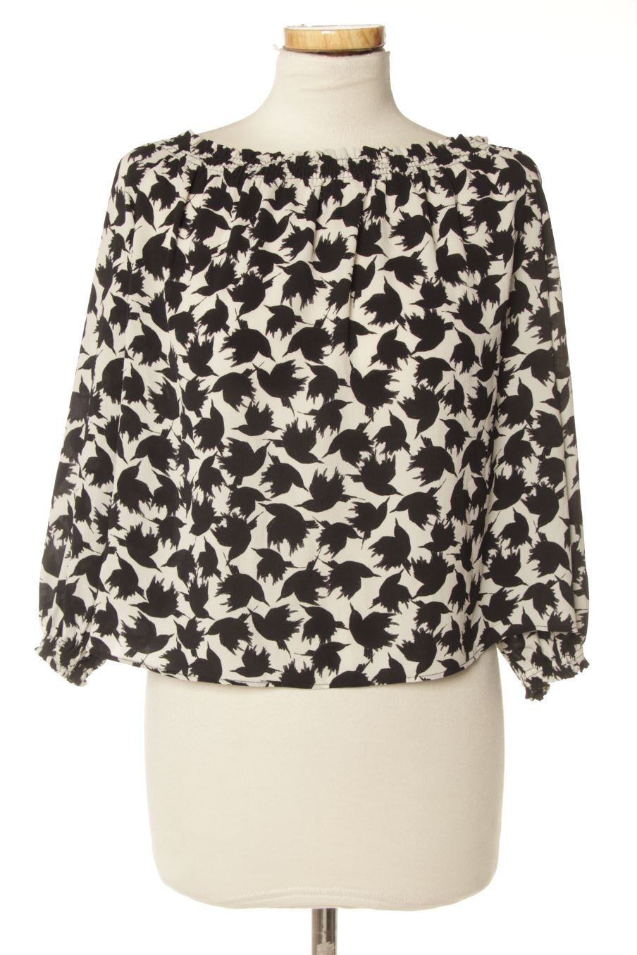 Blouse à manches longues Trf (ZARA) de la taille XS, de couleur imprimés