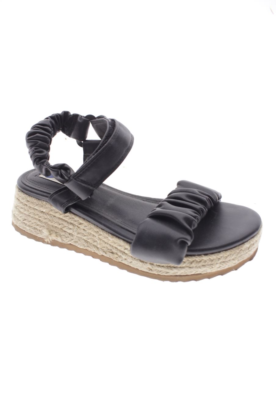 Sandalias planas de Mustang de la talla 37, de color negro de