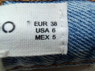Vaqueros de Mango de la talla 38, de color azul de ropa vaquera