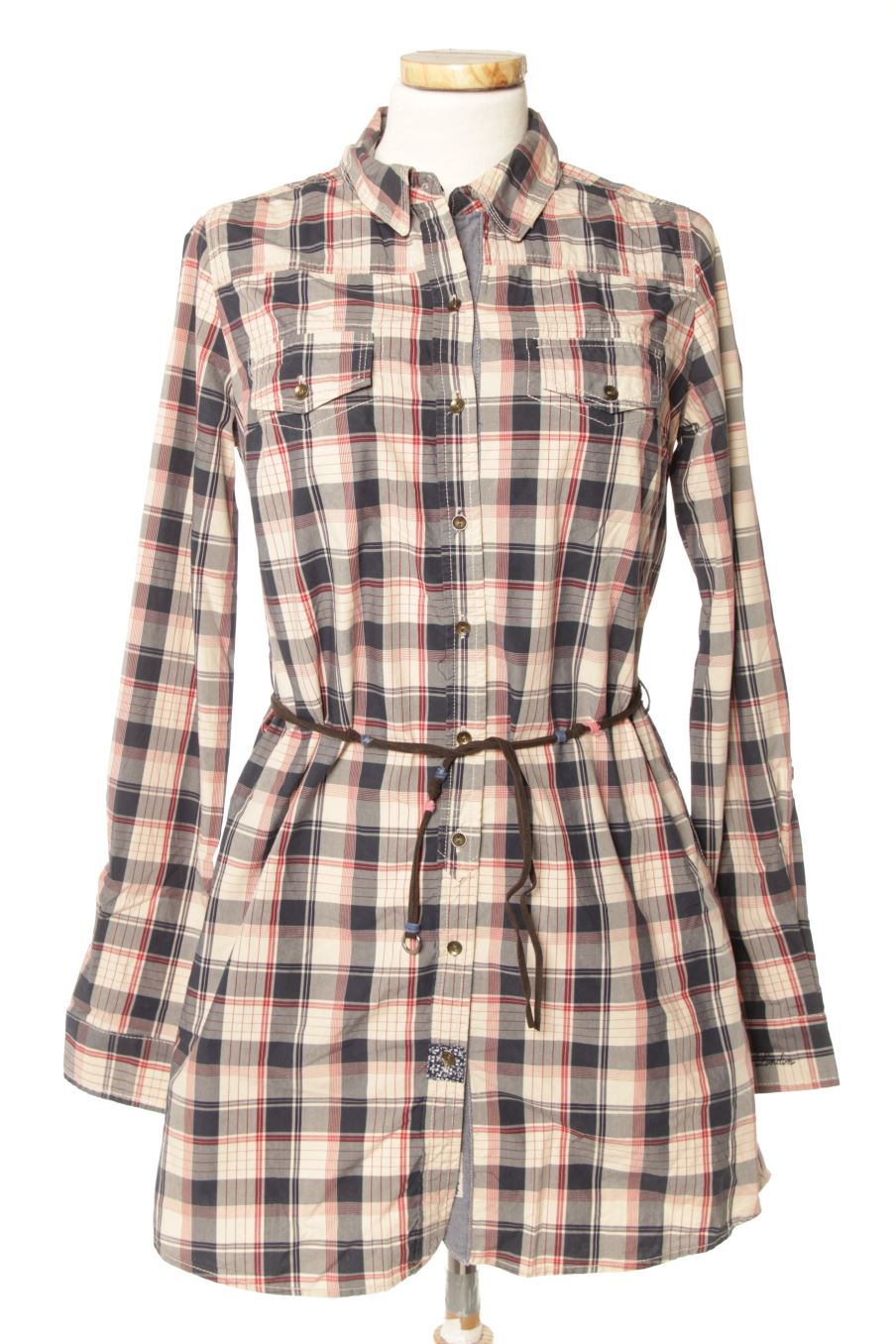Robe casual Pepe Jeans de la taille S, de couleur carreaux