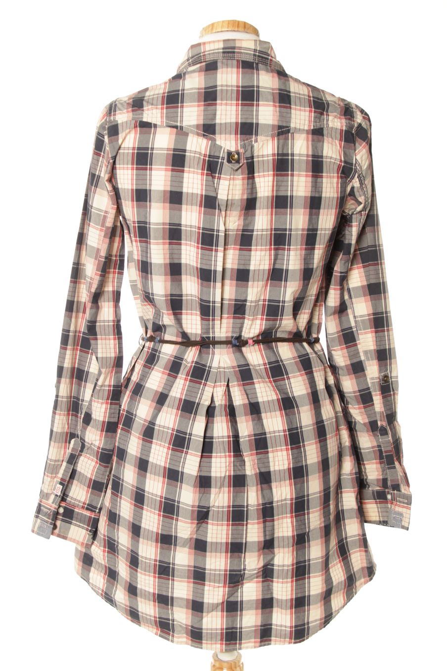 Robe casual Pepe Jeans de la taille S, de couleur carreaux