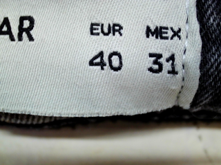 Vaquero de Pull & Bear de la talla 40