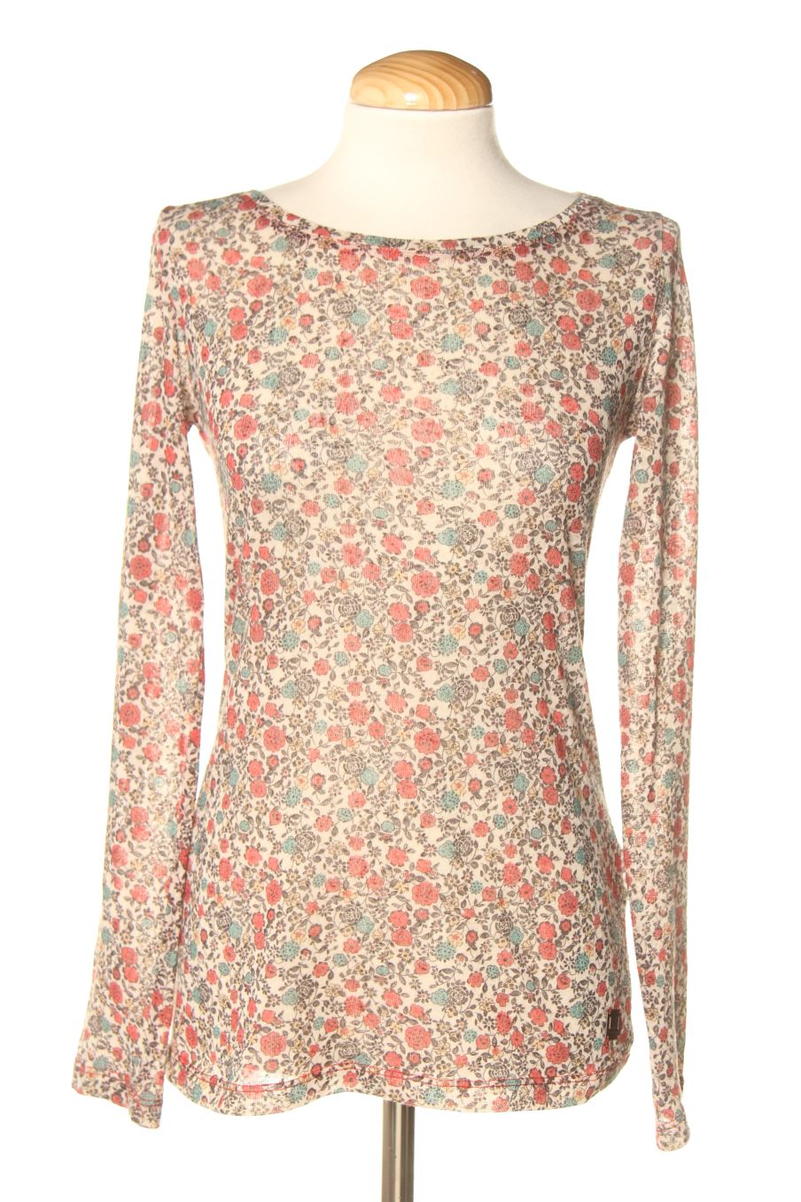 Langärmeliges T-Shirt von U (by Adolfo Dominguez) Größe XS, Farbe Geblümt, für